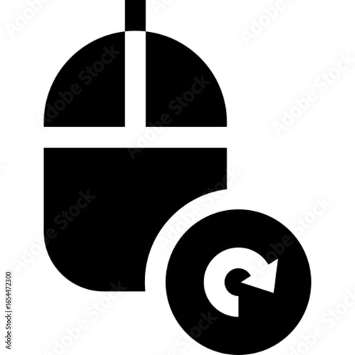 Refresh data or reload icon for technology concepts