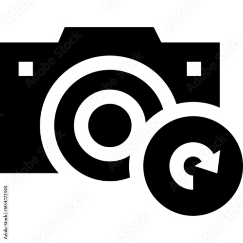 Refresh data or reload icon for technology concepts