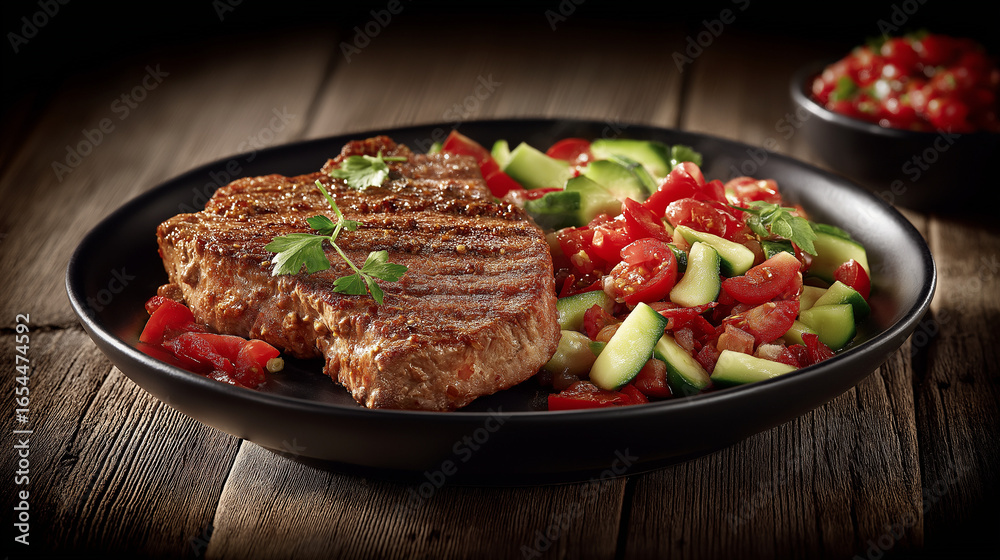 beef steak with vegetables beef steak with vegetables