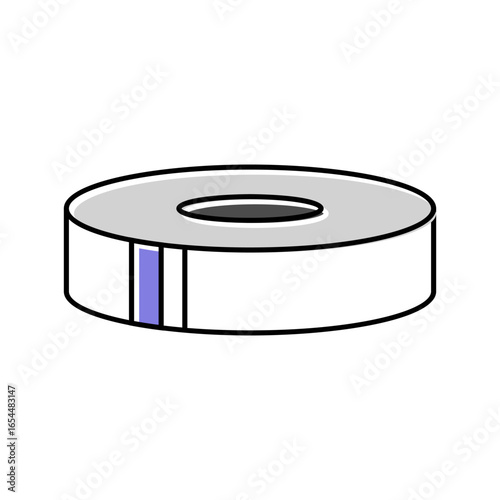 tape rock climbing color icon vector illustration