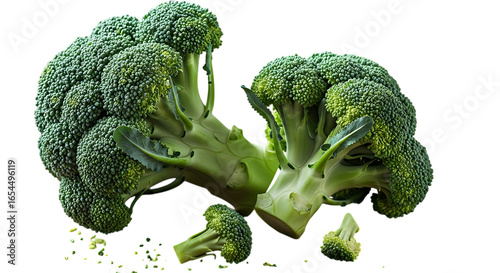 broccoli isolated on white