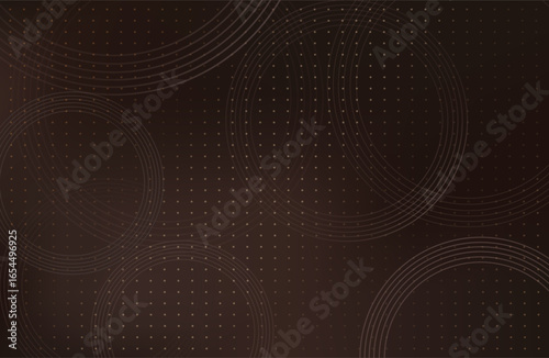  brown background with golden brown circles.luxury mocha mousse fabric.  modern background with radiance. Product presentation. vector illustration. Premium brown background design