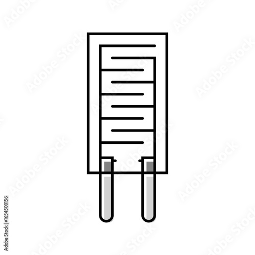 humidity sensor module color icon vector illustration
