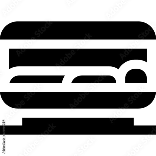 Tanning Bed Vector Icon