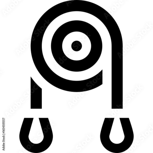 Tape Slings Vector Icon