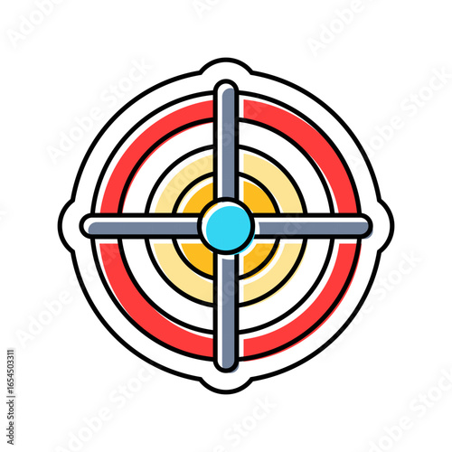 high precision color icon vector illustration