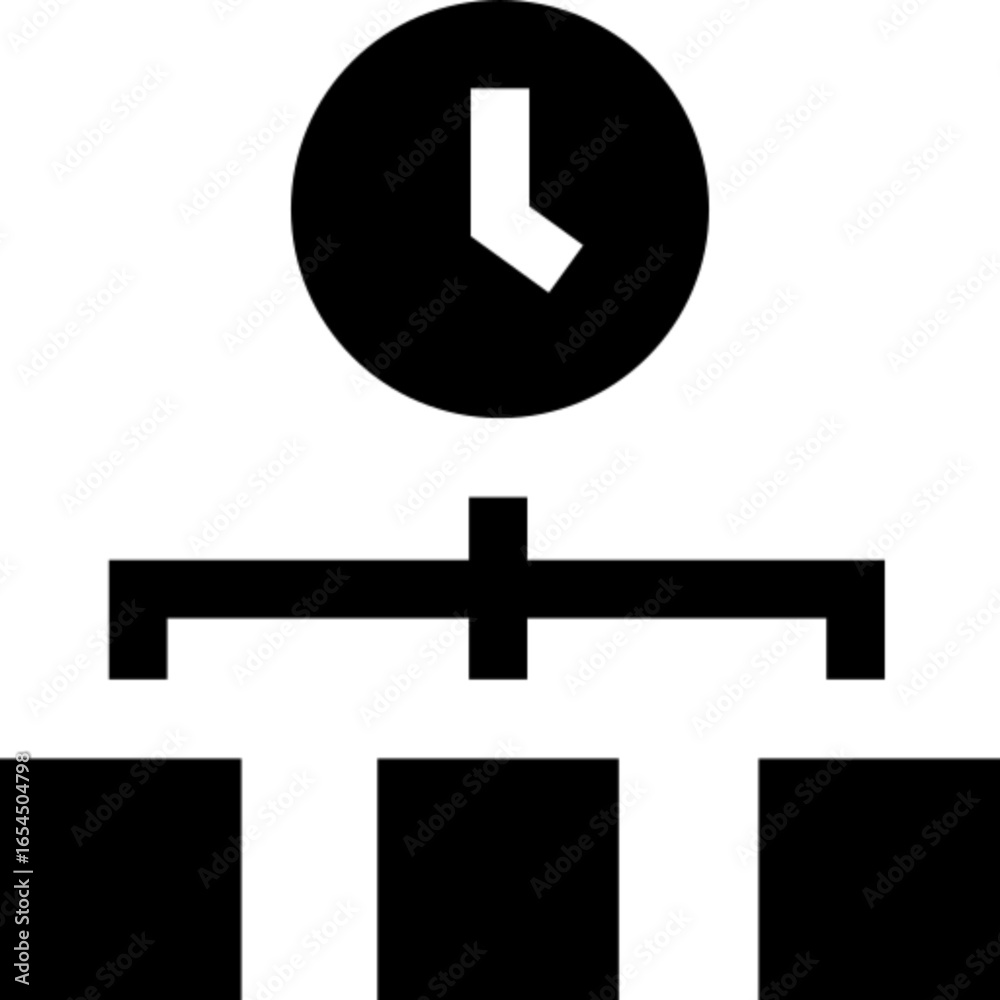 Obraz premium Timeline Vector Icon