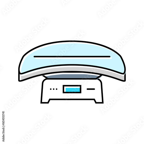 baby scale color icon vector illustration