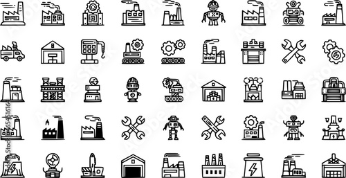 A safety icon set (not outlined) that allows you to edit lines
