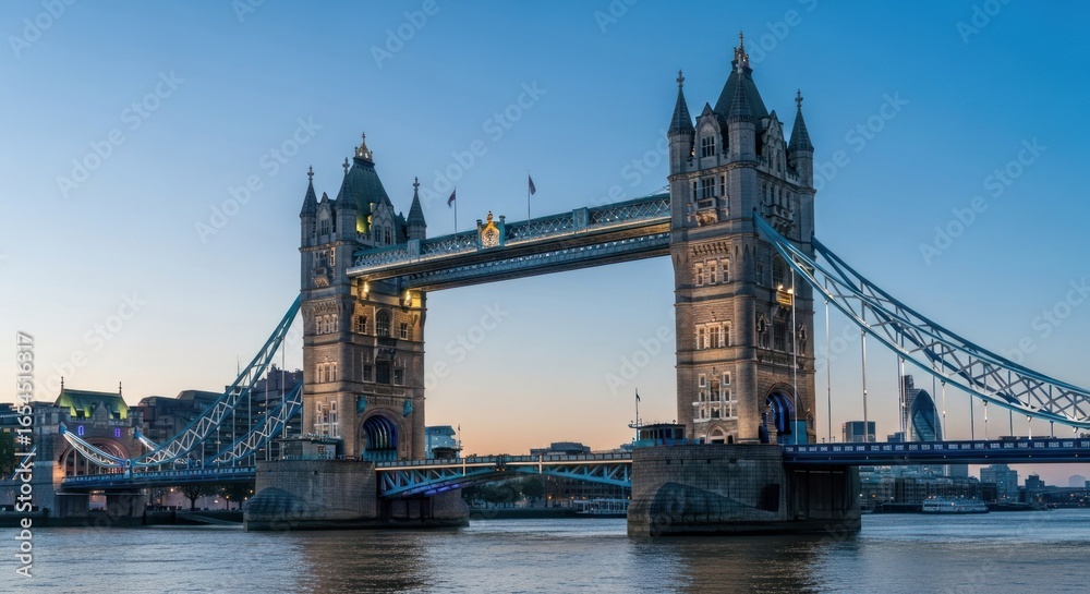 Obraz premium Tower Bridge at dawn, London (1)