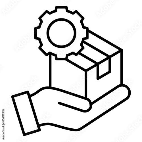 Tableau sur toile Product Management Icon