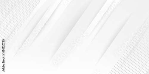 White background with beautiful abstract pattern, banner design