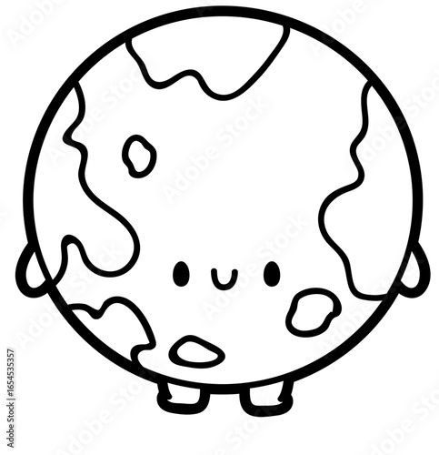 cute earth planet