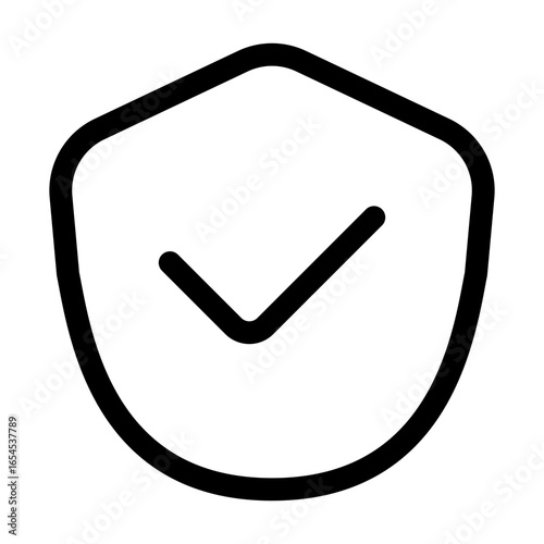 Shield outline icon