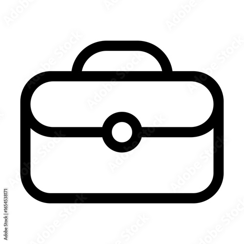 Briefcase outline icon