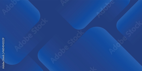 Abstract blue background with glowing geometric lines. Modern blue gradient square shape design. Futuristic technology concept.