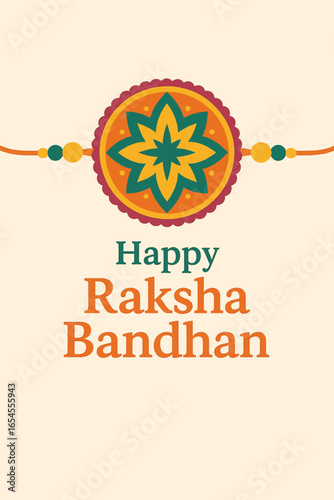 vector illustration celebrating Raksha Bandhan