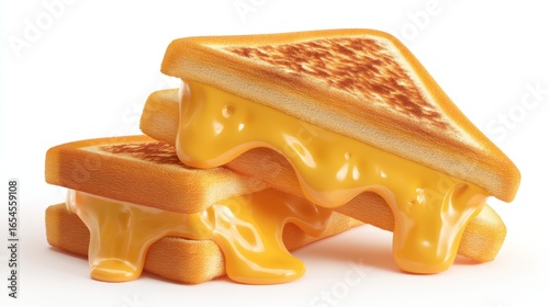 Melting cheese sandwiches kitchen food photography bright background close-up deliciousness unveiled