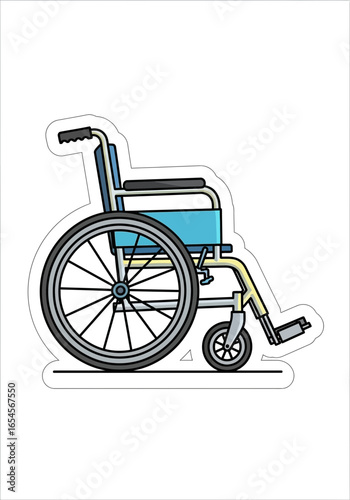wheelchair icon vector illustration