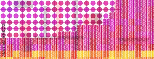 ultrawide pop art background in magenta and gold tones; geometric art