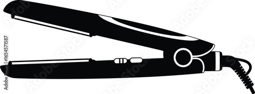 Sleek hair straightener, styling tool for smooth and shiny hair