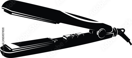 Black hair straightener for styling, beauty, and personal care needs