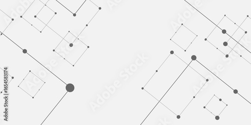 modern geometric square diamond shape pattern design.Abstract background with technology communication data element shape line and dots perfect for advertisements, posters, presentations, background.