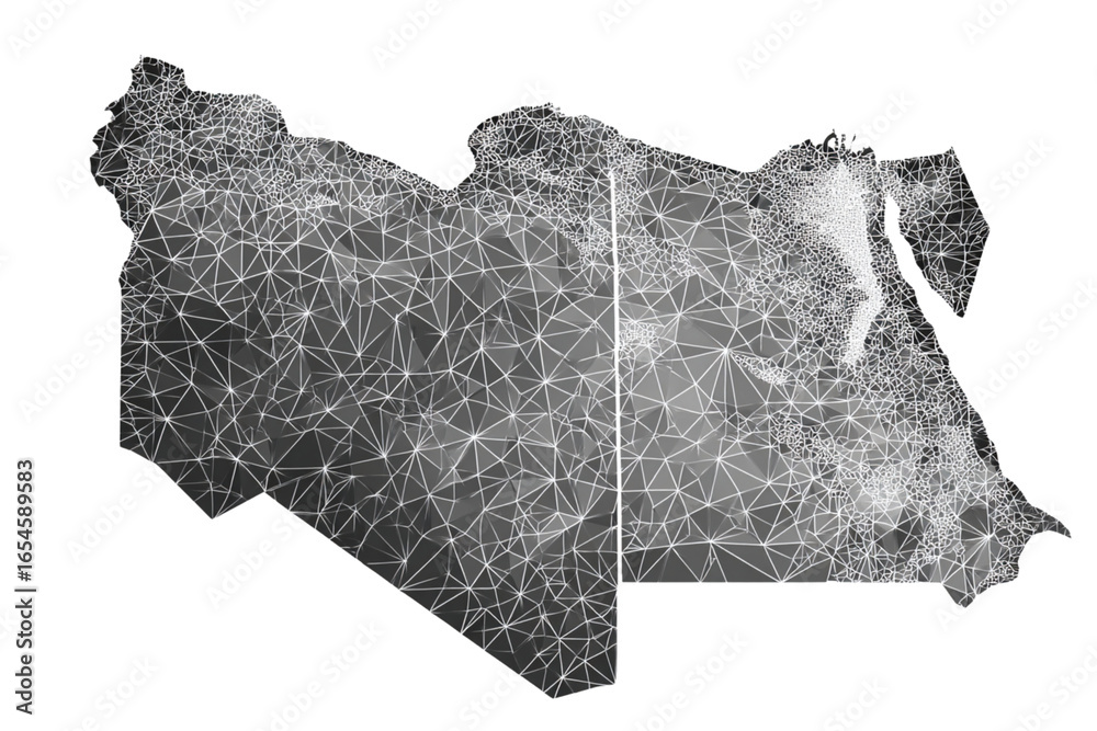 Minimal clean Egypt map outline in dark grey color, PNG white background Minimal clean Egypt map outline in dark grey color, PNG white background