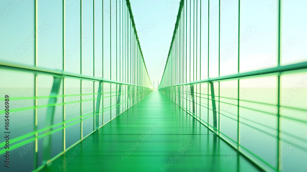 Fototapeta premium modern bridge in the city