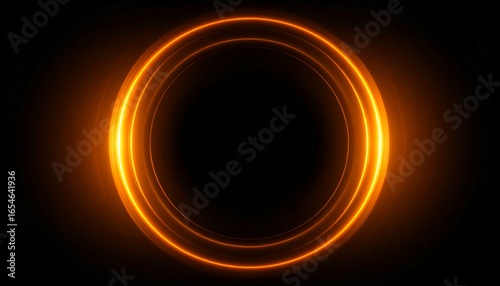 Abstract Radial Gradient Circular Overlay