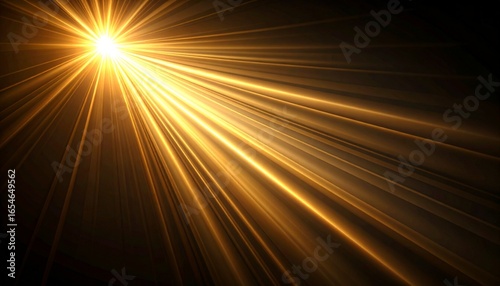 Abstract Light Ray Burst Overlay