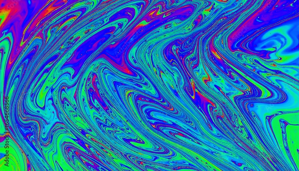 Naklejka premium Vibrant swirling abstract