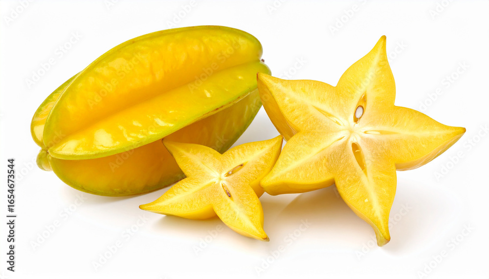 Fototapeta premium Star fruitfruit isolated on white background
