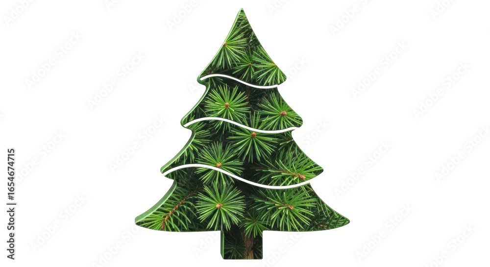 Obraz premium Isolated christmas tree