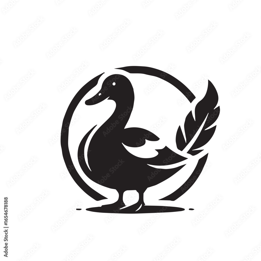 Fototapeta premium duck logo silhouette png,duck silhouette svg ,duck logo silhouette clipart,duck silhouette outline,duck logo silhouette flying