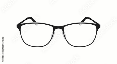 Stylish Black Frame Prescription Eyeglasses with Clear Lenses for Vision Correction and Fashion Accessories for Everyday Wear