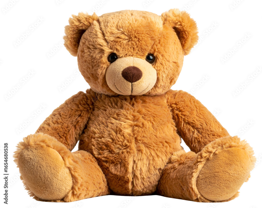 Fototapeta premium Soft Brown Teddy Bear Sitting