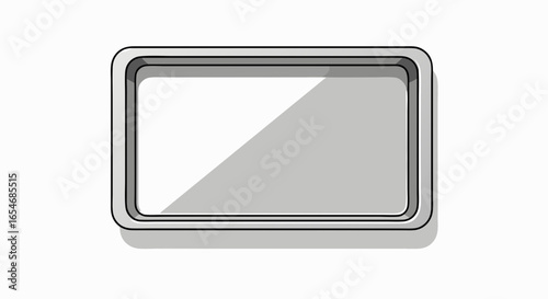 Minimalist digital display screen image with modern technology aesthetic and sleek design suitable for technological products and user interfaces