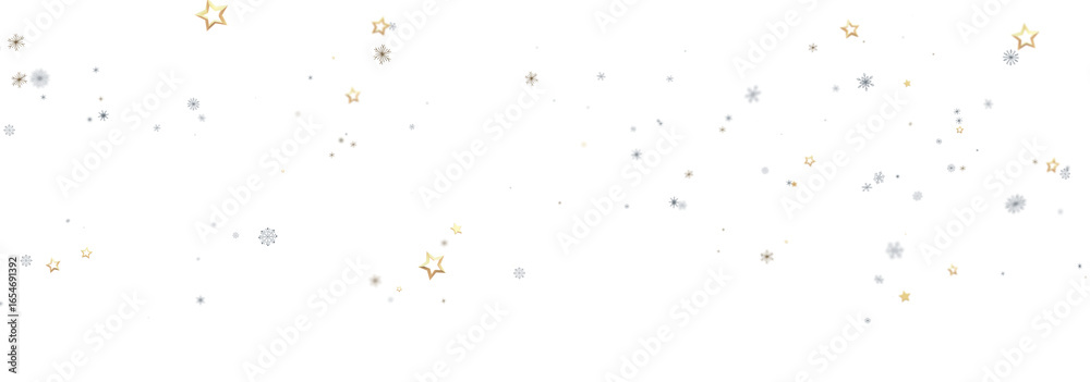 Fototapeta premium Elegant background with gold and silver stars. Perfect for holidays, celebrations, and more.