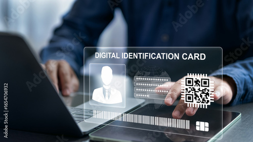 Digital identification system for secure identity verification in decentralized finance (DeFi) applications.