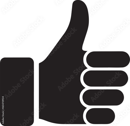 Thumbs Up Icon Vector