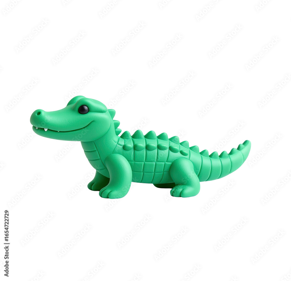 Obraz premium ワニの立体イラスト