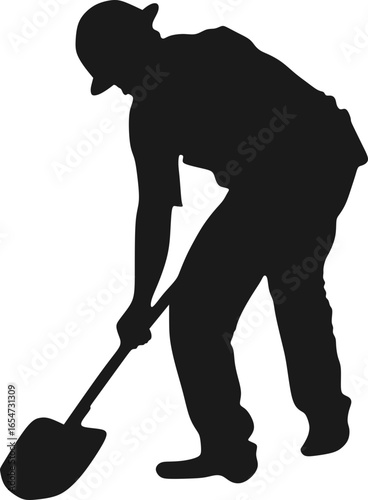 Worker Silhouette