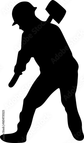 Worker Silhouette