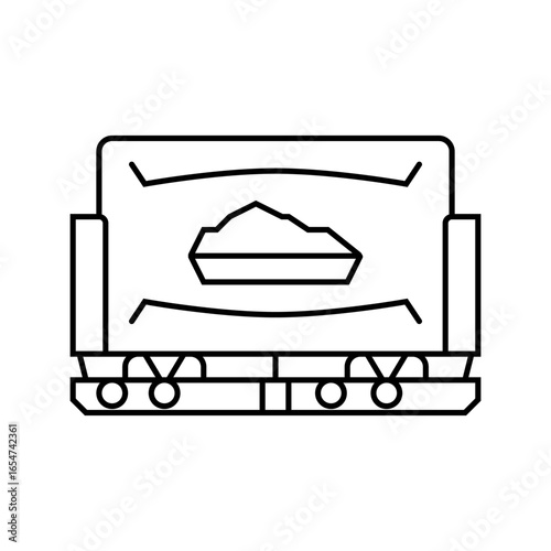 regulator gas burner stove line icon vector illustration