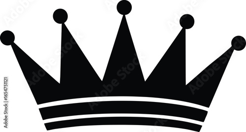 Black crown icon.