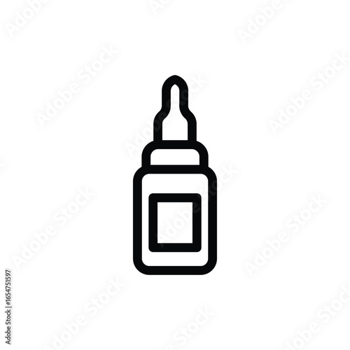 rapid test outline icon vector design good for web or mobile app
