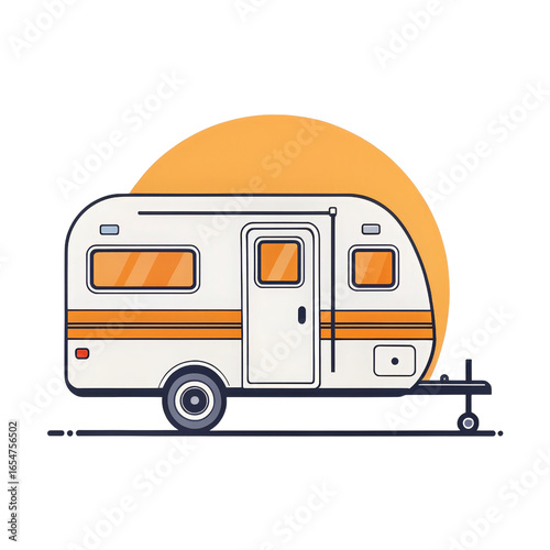 Illustration of a Campervan...