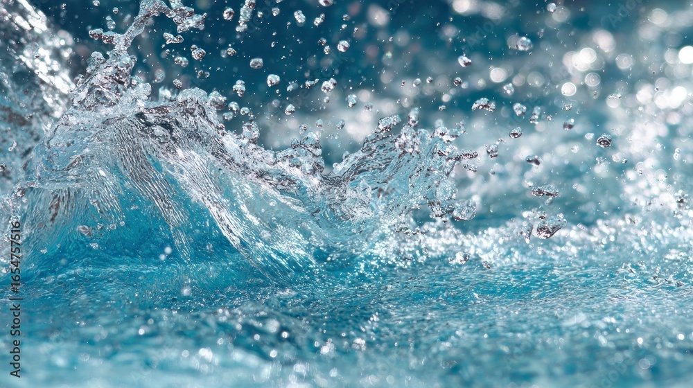Water splash closeup Water splash closeup
