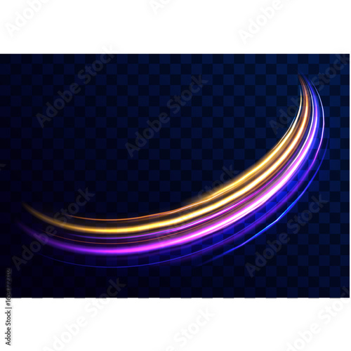 Radiant vector trails sweep in arcs like electrical impulses. The visual effect mimics a futuristic power grid in motion. Blue-white glow highlights energy and speed.